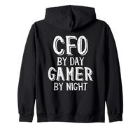CFO by Day Gamer by Night Top Entrepreneur Cadeau Business CFO Sweat à Capuche