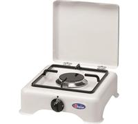 CFParker Gazinière 1 feu Blanc Modèle 5321CGP Brûleur en alliage 29x29cm