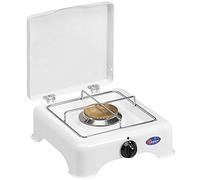 CFParker Réchaud 1 feu Bruleur Gaz Méthane avec Valve de Sécurité pour Usage Intérieur, Fabriqué en Italie - 5321 Sm