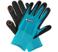 CFRX-Bébé garçon Gant de Jardinage et de Sol Taille 10/XL, Turquoise/Noir/Gris/Orange, XL (Lot de 1)