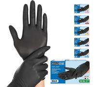 CFRX-Franz Mensch Hygostar 27008 Safe Light Gants en nitrile non poudrés Noir XL