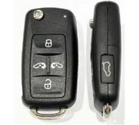 Cfry-Boîtier De Clé À Rabat 4/5 Boutons Pour Vw Transporter Shuttle T5 T6, Remplacement De Coque De Clé De Voiture À Télécommande (5 Boutons)