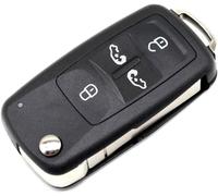 Cfry-Boîtier De Clé À Rabat 4/5 Boutons Pour Vw Transporter Shuttle T5 T6, Remplacement De Coque De Clé De Voiture À Télécommande (4boutons)