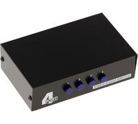 CFRY-Boitier de répartition AV Audio stéréo et ou vidéo Composite RCA de Type Switch pour aiguiller 1 entrée vers 4 Sorties ou 4 entrées vers 1 Sortie