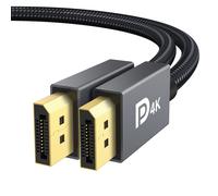 CFRY-Câble DisplayPort 144Hz 2m, [Certifié VESA] Supporte 4K@60Hz, 2K@144Hz, 2K@165Hz, avec FreeSync et G-Sync, pour ASUS, Dell, Acer, Carte Graphique GTX, Moniteur de jeu 144Hz