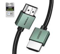 CFRY-Câble HDMI 2.1 Certifié 8K 60Hz 4K 240Hz DynamicHDR HDCP eARC Haute Vitesse 48Gbps Aluminium Compatible avec PS5 4 Xbox Series X S MacBook Pro Mac Mini M4 HDTV Moniteur Projecteur Blu Ray (3M)