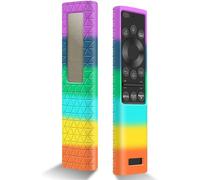 CFRY-Coque Housse de Silicone pour Télécommande Samsung Solaire BN59-01357B BN59-01357A BN59-01357D Étui de Protection pour Telecommande Samsung Smart TV QLED 2021 Solar Remote (Rainbow)