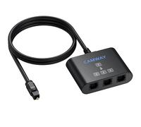 CFRY-Distributeur Audio Optique 1 Entrée 3 Sorties - Commutateur Audio Numérique SPDIF/Toslink - Câble Fibre Optique 1M Inclus - Compatible PS3/Xbox/Blue-Ray DVD players/HDTV/Ampli