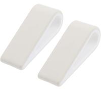 CFRY-Nuobesty Lot de 2 supports antidérapants en silicone durable pour ordinateur portable, tablette, clavier Blanc, blanc, 2.7 x 2.8 x 7.8cm