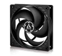 CFRY-P12 - Ventilateur PC, 120 mm, Ventilateur Boitier Silencieux, Refroidisseur pour Unité Centrale, Pression Statique Élevée, Support à Broches Standard, 1800 rpm - Noir