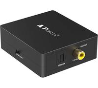 CFRY-Portta Audio Convertisseur Numérique SPDIF Optique Coaxial Toslink vers Numérique SPDIF Optique Coaxial Toslink Adaptateur Bidirectiontionnel 2 Port 2 x Entrées à 1 x Sortie pour