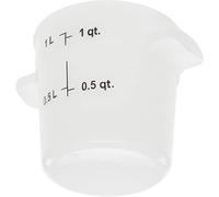 CFS StorPlus Boîte de conservation alimentaire ronde en plastique, 1 L, blanc