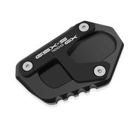 CFSJRXZ Coussin de béquille Extension De Béquille Latérale pour Moto pour Suzuki GSXS 1000GX 2024 Extension De Béquille, Support Latéral pour Pied Plaque de Support de béquille(Noir)