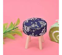 CFTGIW 1:12 Doll House Accessoires Dollhouse Minatuture Meubles de Meubles en Tissu à Quatre Tabourets à Pattes Doll House Furnituredollhouse e Will Sce Furniture (Bleu foncé)