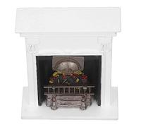CFTGIW 1:12 Simulation de Cheminée de Maison de Poupée, Jouet de Cheminée Miniature Décoratif Vif et Mignon pour Accessoires de Maison de Poupée, Motifs Contours avec un Effet Est 1 Aspect Exquis Vive