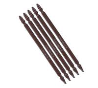 CFTGIW 10 Pièces Embouts de Tournevis à Double extrémité H6.3 Embouts Magnétiques en Forme de Croix Ensemble d'outils de Quincaillerie Longs la durabilité Est l'exécution Couramment du Matériel