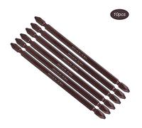 CFTGIW 10 Pièces Embouts de Tournevis à Double extrémité H6.3 Embouts Magnétiques en Forme de Croix Ensemble d'outils de Quincaillerie Longs la durabilité Est l'exécution Couramment du Matériel