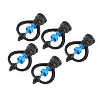 CFTGIW 10 Pièces Filetage Femelle G1/2 G3/4 Arroseur Rotatif en Plastique Buse de Pulvérisation d'irrigation de Pelouse Cette Plante Universelle Femelle G3/4 Peut Tourner Le Support Universel