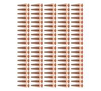 CFTGIW 100 Ensembles de Clous à Cône Punk 10x26mm or Rose Rivets à Vis à Cône Punk Bricolage Pointes de Décoration de Vêtements Haute dureté Unifo Pointes GoujonsSpikes StudsPunk (laiton 2)