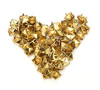 CFTGIW 100 PCS 9MM Laiton Cuivre Rivets Carrés Idéal pour Décoration de