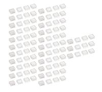 CFTGIW 100 Pièces Couvercle de Commutateur Tactile Tact Capuchon de Bouton Tactile carré Transparent ABS Ensemble Kit Est un Bouton Plus Sûr Plus dans Cet Interrupteur de sécurité élevé avec le