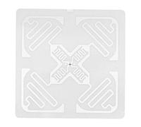 CFTGIW 100 Pièces étiquettes UHF 860-960 MHz étiquette d'identification électronique pour la Gestion des Actifs d'entrepôt Reconnaissance 50x50mm Adhésif Haute Fasautocollants RFIDétiquette