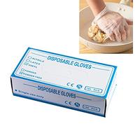 CFTGIW 100 Pièces Jetables en PVC en Plastique de sécurité Alimentaire pour la Restauration Cuisine Cuisson Grande Taille et être Propre Qui Comprend 100 Pièces Faciles à Utiliser la Nourriture