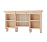CFTGIW /12 Miniatura Armoire de Rangement Murale Peinte à la Main pour Maison de Poupée, étagère Fabriquée en Bois Adaptée à la Gamme T Miniatura Storage CabinetMiniatura Furniture CabinetDollhouse