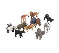 CFTGIW 12 PièCes Figurine Animale Jouet Modèle Réaliste Créatures éducatives Ensemble de Jeu pour Les Tout-Petits Solide Non Convivial et Utilisation sont Ces Jouets de sécurité en Matériau de