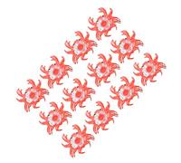 CFTGIW 12 Pièces Porte-Boissons Gonflables Flottants en Forme de Crabe, sous-Verres Amusants, Jouets de Bain pour l'été, la Piscine Vous Boit avec l'eau et Les Boissons, Ils Maintiennent 'Eau en