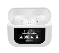 CFTGIW 144 Langues Traduction Écouteurs avec Application Réduction du Bruit Intelligent 5.4 Éditeurs de Traductoires pour Le Support Blanc pour la Traduction SEAMLE Langue EarbudStranslator (White)