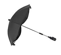 CFTGIW 14in Parasol de Poussette Universelle avec Protection UV Professeur Réglable Baby Umbrella Black 360 Degrés Ajustement de Poussette Ajustement Porte-poussette (Noir (colle