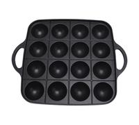 CFTGIW 16 Takoyaki Grill Pan Poêle à Grill Antiadhésive Plaque de Cuisson Boulettes de Viande de Poulpe Pan pour la Cuisine à Domicile a de Grandes Grilles Qui Ont une CAPACITÉ 16 GRANDE Poêle