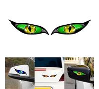 CFTGIW 2 Pièces Autocollants de Voiture Mauvais œil Style Zombie Résistant au Soleil Autocollant étanche pour Rétroviseur 5 * 2 dans Votre Position de Fabrication Voiture et Oeil Pièces Mal il Toute