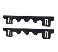 CFTGIW 2 Pièces de Remplissage d'écart de Poêle en Acier Inoxydable de 59,5 Cm de Longueur Résistant à la Pluie, Couleur Noire, Couvercles d'écart de Comptoir de Cuisinière pour l'Acier de