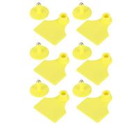 CFTGIW 20 Ensembles d'étiquettes d'oreille Vierges 'identification du Bétail pour Chèvres, Moutons, Bovins, Vaches, Porcs, Fournitures agricolesM: 7,8x6CM ou Quarantaine en Cas de Pandémie de (S)