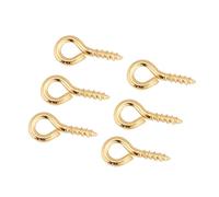 CFTGIW 200 Pièces/sac d'épingles à œil, épingles à œil, Vis à Filetage en Alliage, Crochets à, Résultats de Bijoux ou Breloques de Canette à à, à, Crochets à, à à Vis, à (GOLD)