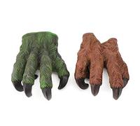 CFTGIW 2PCS Animal Hand Puppet Hautement Simulation Modèle éducatif Jouet # 3 Hand Pupethand Puppet Toyanimal Puinteractive Matière (marionnette Monstre)