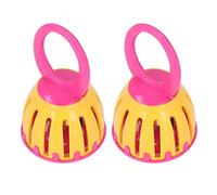CFTGIW 2pcs géré Bell Rattle éducatif Toy Percussion Percussion Jingle Bell For Kids BellHandheld Bell Rattle Bell Rattle Bell Rattle BellShaker Rattle Toy Just Toy Tool Joue Significatif