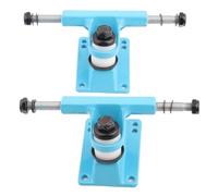 CFTGIW 2pcs Trucks Combo 3.25 Pouces Roues ABEC Longboard Skatebaord Accessoire (Blue)
