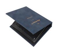 CFTGIW 2x3 Photo Album 3in 64 POCHETS Photo SOPET Cover Cover POLUDEMENTS Collecte (Bleu foncé)