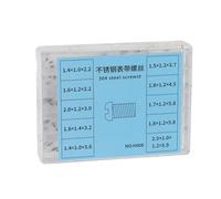 CFTGIW 304 Vis à Fente en Acier Inoxydable Couvercle Arrière de la Montre Vis Assorties Outils de Réparation de Montre Couvercle de la a Besoin de Divers Modèles pour Différentes Réparations de