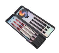 CFTGIW 3PCS Fléchettes à Pointe Souple pour Débutants Jeu de Fléchettes d'Intérieur Professionnel en Plastique avec Arbres en Aluminium pour Jeux de Électroniques Sûrs et Garantissant Que Les