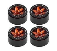 CFTGIW 4 PCS 2,2in Aluminium Alloy RC Wheel Hub Remplacement Hub pour / 10 RC Simulation Crawler Est pour Crawler Applicable C 2, Pouces Wheel Hub2.2in Aluminium HUB1 / 10 (Orange)