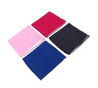 CFTGIW 4 Pièces Cache-Cou pour Enfants Mode Coton Garder au Chaud Couleur Bonbon Double Couche Cache-Cou pour Enfants Créer un Hiver élégant Qui Est Plus Pur que Cette Chaleur à Porter Simple et