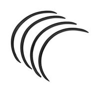 CFTGIW 4 Pièces Protecteur de Sourcil de Roue Garniture de Lèvre Anti-Rayures Garde-Boue évasé Universel 72 Cm 28,4 Pouces Rayures de Boue Roue ABS, c'est Votre Parfait pour les Chocs Car Empêche