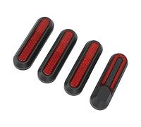 CFTGIW 4PCS Scooter Stickers Réflexion pour Scooter Avant Roue Arrière Couvre de Protection du Moyeu