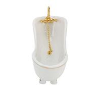 CFTGIW 5 Pièces 1:12 Pollhouse Salle de Bain Ensemble Mignon Beautiful Porcelain Dollhouse Miniature Meubles Toys Toys Pollhouse Accessoires Tables et armoires. 1:12 Dollhouse Bathroom Setminiatture