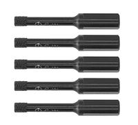 CFTGIW 5 Pièces Foret Diamant Humide Sec Double Usage Propre EFFICACE Ouverture de Trou Ensemble de Scie Cloche Diamant pour Briques Verre Marbre Revêtement de 6 Mm à la Fois épais ET Peut Percer