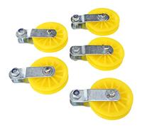 CFTGIW 5 Pièces Grande Poulie Fixe de Ligne de Flottaison Automatique en Métal pour Ferme d'élevage Poulailler adapté à la Ferme Ca PouliePoulie de BétailPoulie de d'élevagePoulie fixeL'élevage